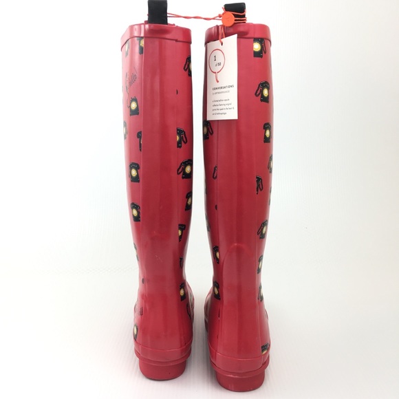 CONVERSATIONS by ANTHROPOLOGIE Call Me Red Boot - Picture 5 of 8
